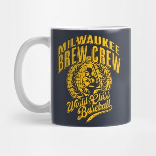 Vintage BREW CREW World Class Baseball Mug